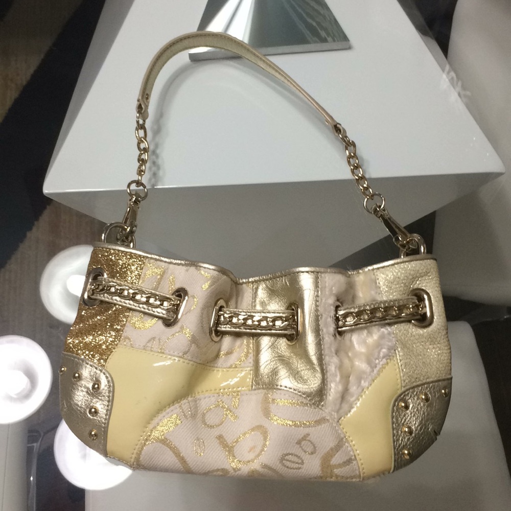 SOLD - Bebe Patchwork Clutch/small purse?